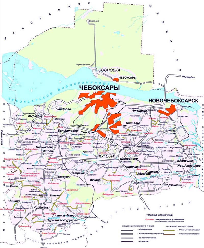 Чебоксары карта область